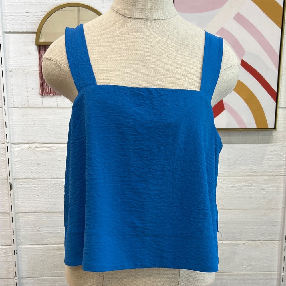 Elegant Blue Camisole Top